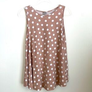 ASOS - Sleeveless Polka Dot Top